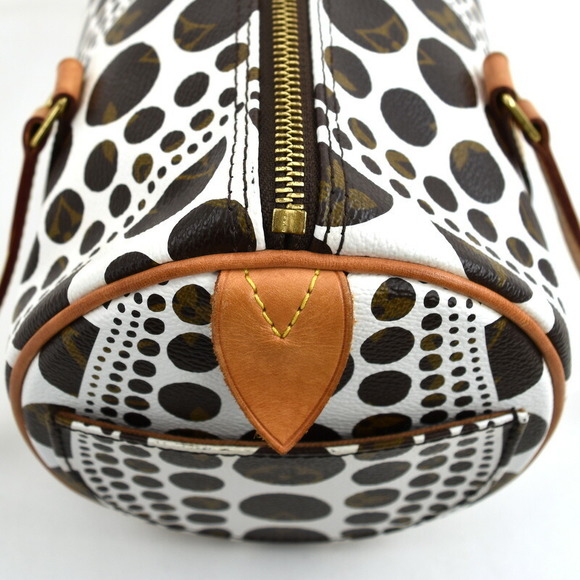 Louis Vuitton Yayoi Kusama Papillon GM Monogram Pumpkin Dot - Picture 4 of 16